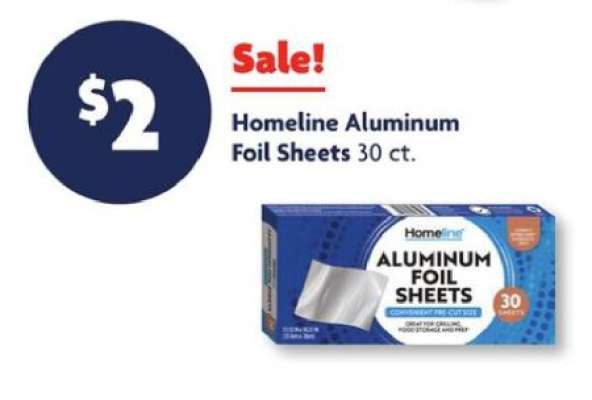 Homeline Aluminum Foil Sheets 30 ct.
