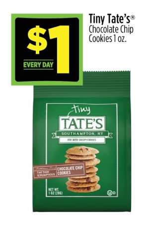 Tiny Tate’s® Chocolate Chip Cookies 1 oz.