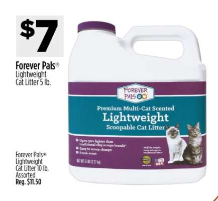 Forever Pals Lightweight Cat Litter 5 lb.