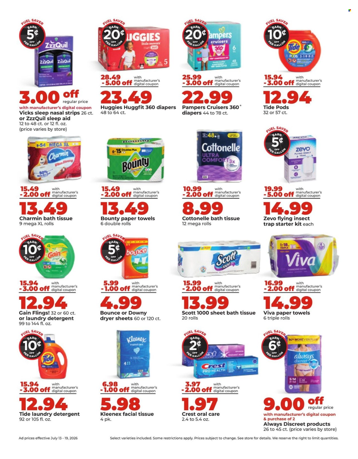 Hy-Vee ad  - 07.13.2026 - 07.19.2026. Page 8