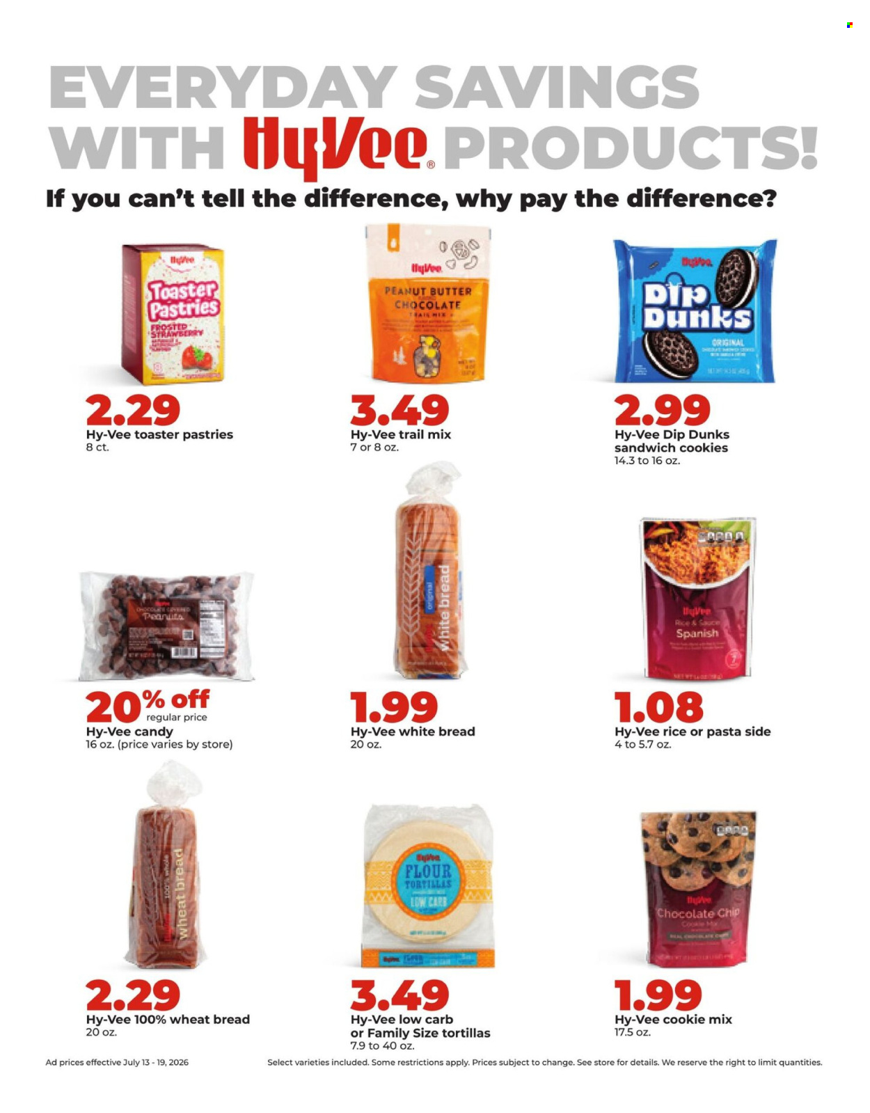 Hy-Vee ad  - 07.13.2026 - 07.19.2026. Page 18