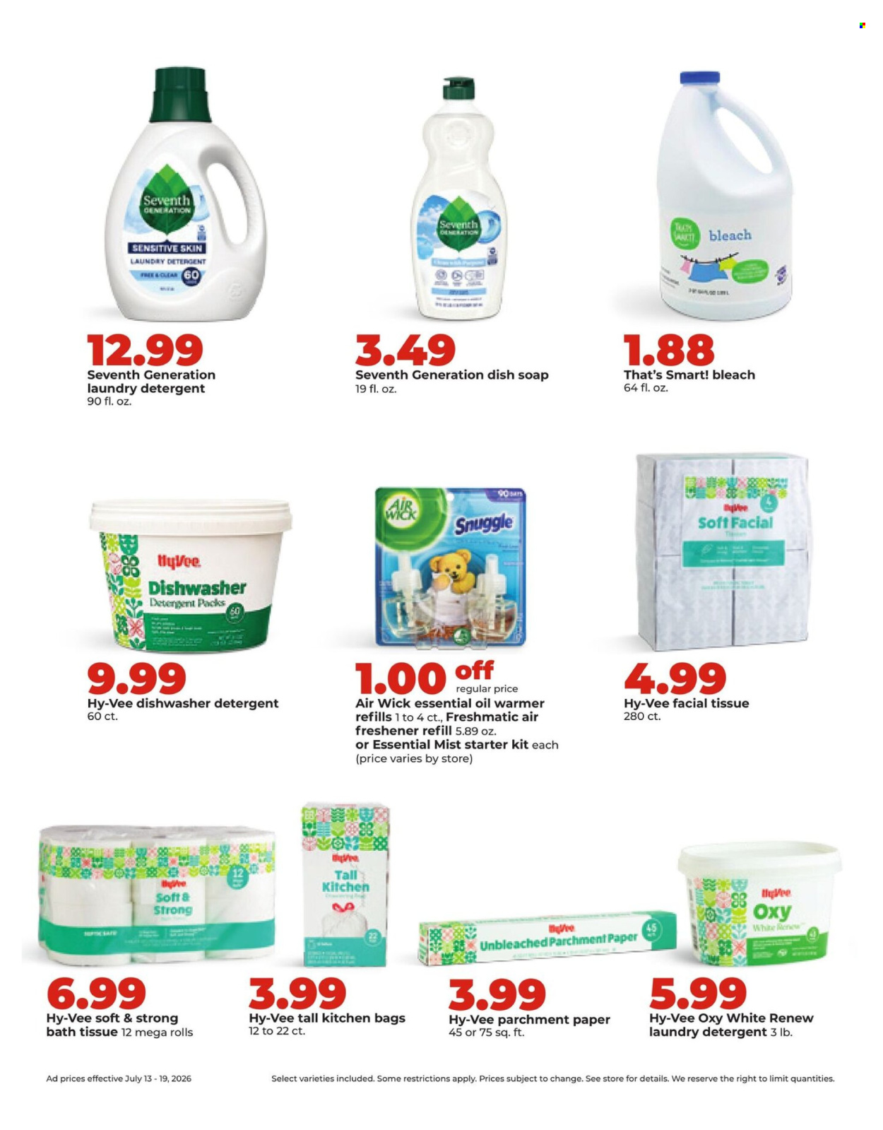 Hy-Vee ad  - 07.13.2026 - 07.19.2026. Page 37