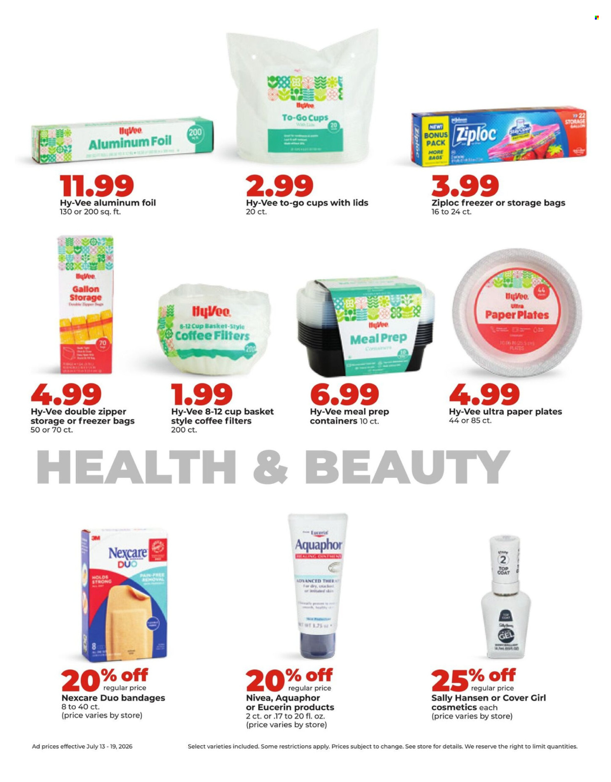 Hy-Vee ad  - 07.13.2026 - 07.19.2026. Page 38