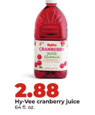 Hy-Vee cranberry juice