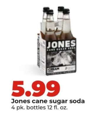 Jones cane sugar soda