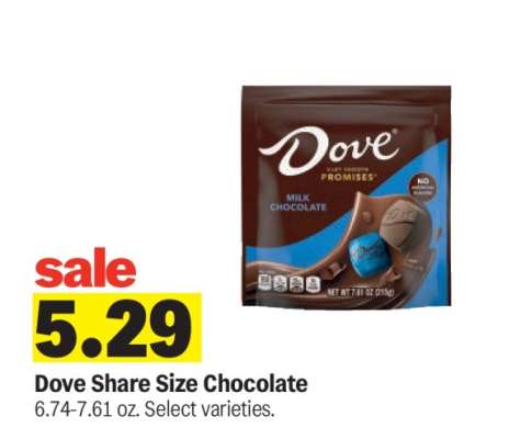 Dove Share Size Chocolate