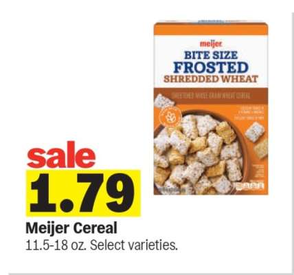Meijer Cereal