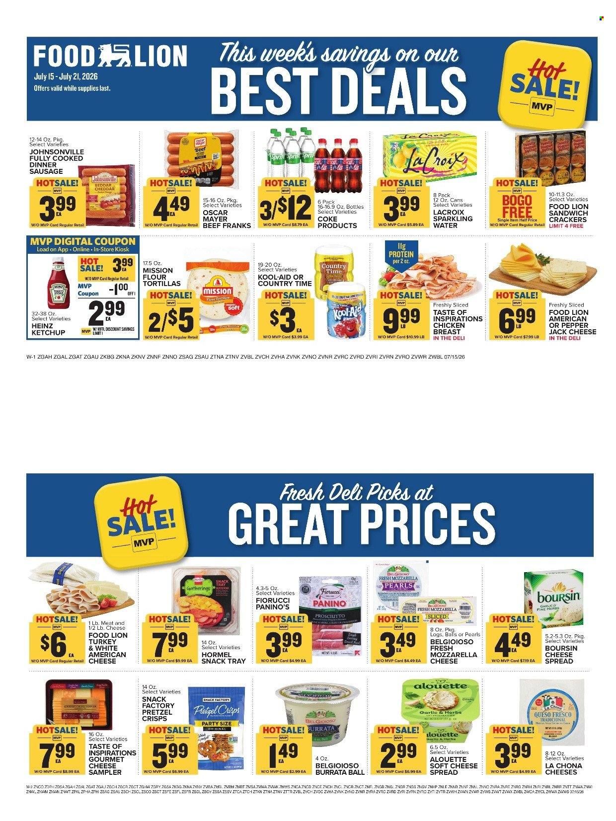 Food Lion ad  - 07.15.2026 - 07.21.2026. Page 9