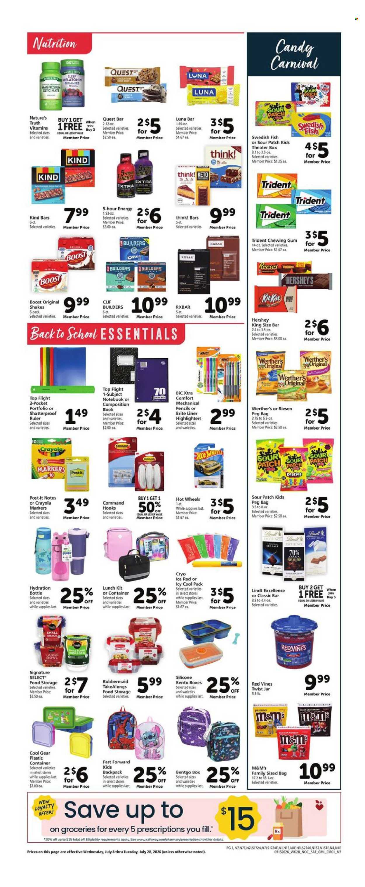 Safeway ad  - 07.15.2026 - 07.21.2026. Page 8