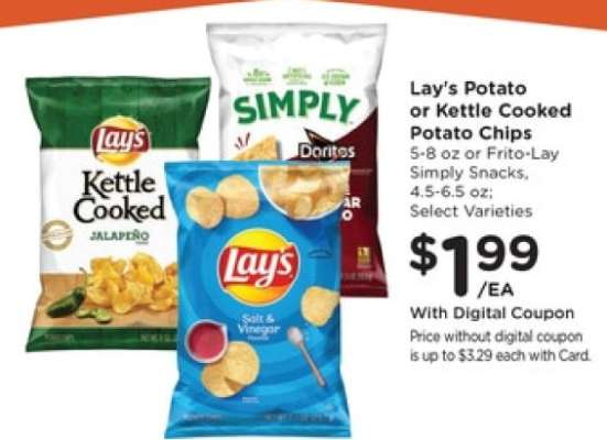 Lay's Potato or Kettle Cooked Potato Chips