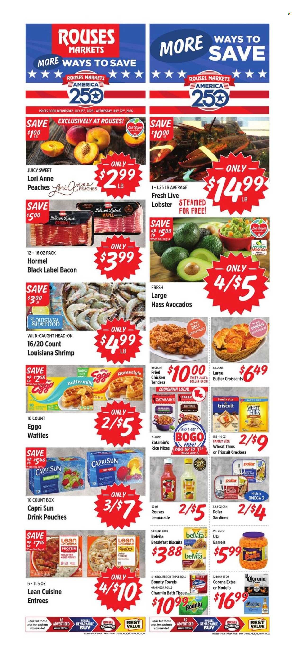 Rouses Markets ad  - 07.15.2026 - 07.22.2026. Page 2