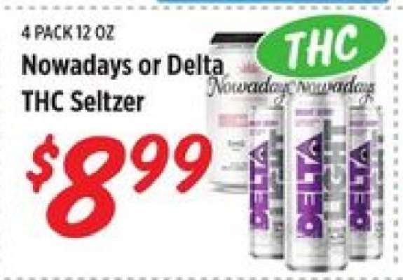 Nowadays or Delta THC Seltzer