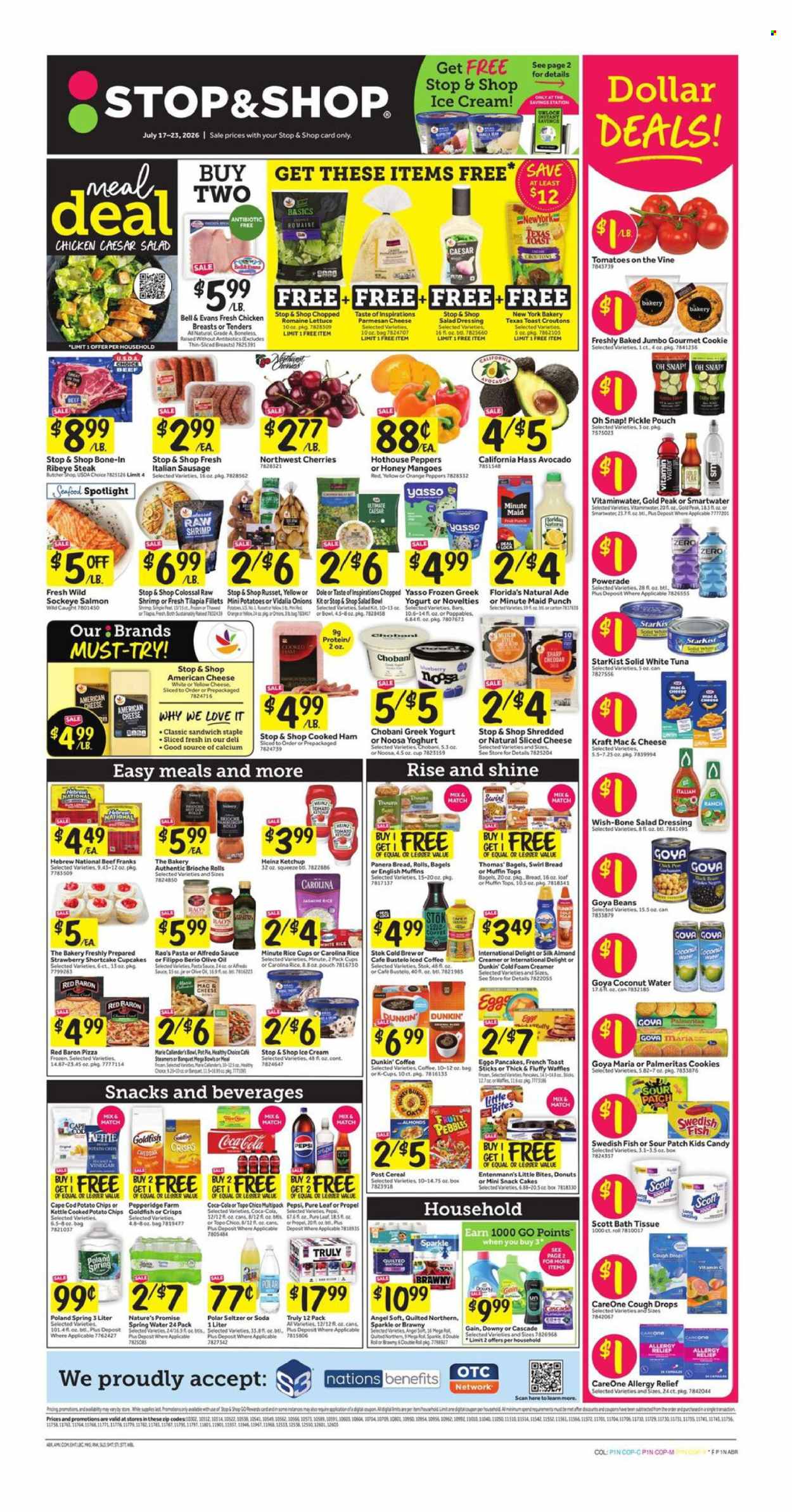 Stop & Shop ad  - 07.17.2026 - 07.23.2026. Page 1