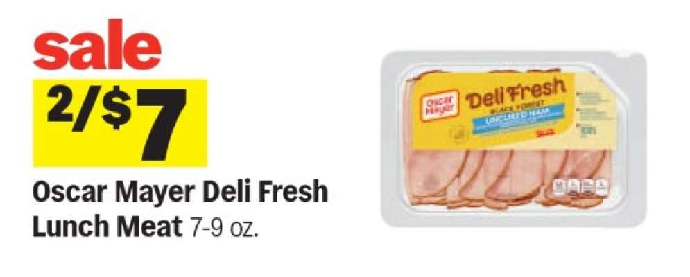 Oscar Mayer Deli Fresh Lunch Meat