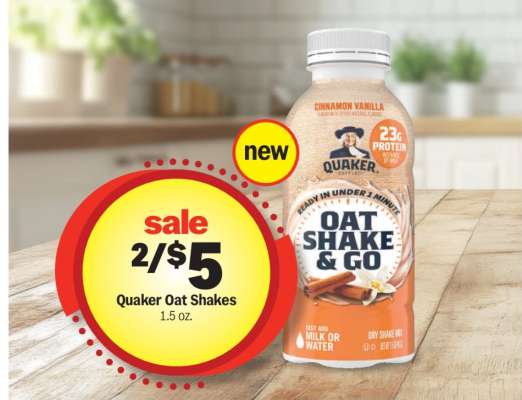 Quaker Oat Shakes
