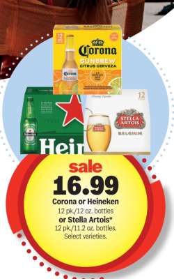 Corona or Heineken or Stella Artois