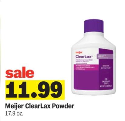 Meijer Clearlax Powder