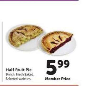 Half Fruit Pie