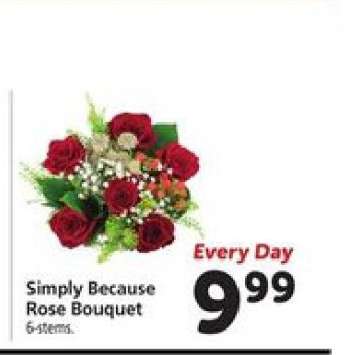 Simply Because Rose Bouquet