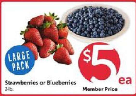 Strawberries or Blueberries