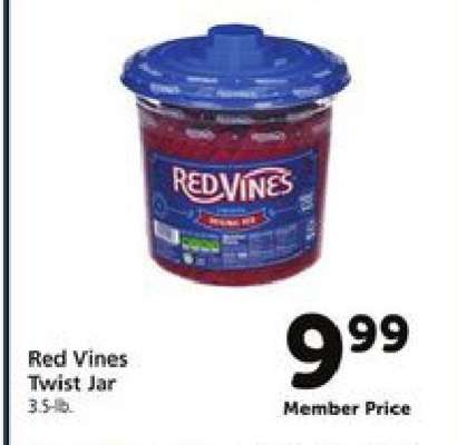 Red Vines Twist Jar