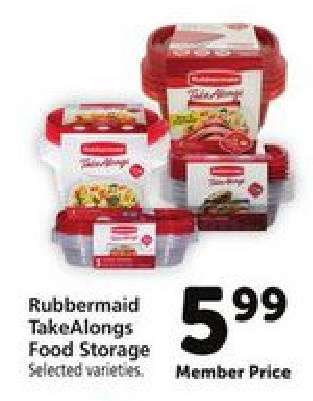 Rubbermaid TakeAlongs Food Storage
