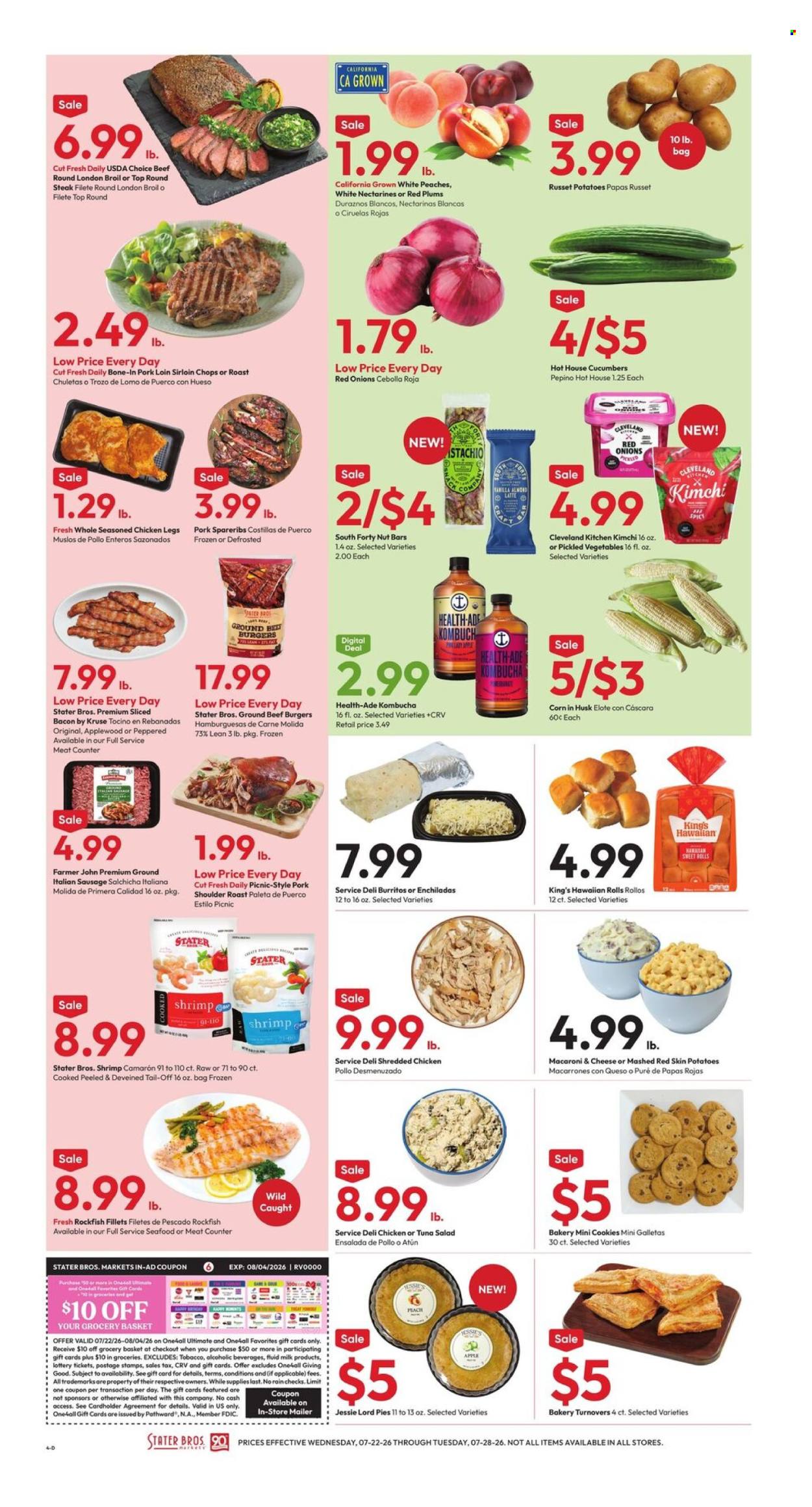 Stater Bros. ad  - 07.22.2026 - 07.28.2026. Page 4