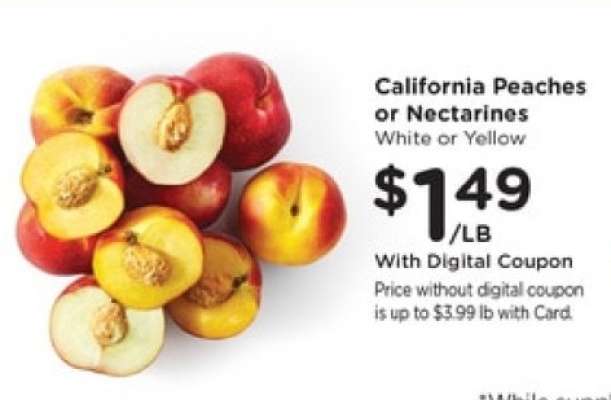 California Peaches or Nectarines