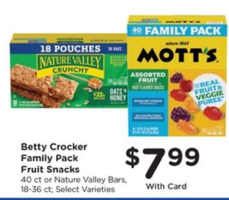 Betty Crocker Family Pack Fruit Snacks