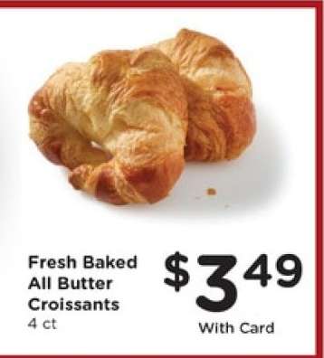 Fresh Baked All Butter Croissants