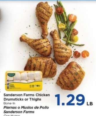 Sanderson Farms Chicken Drumsticks or Thighs
