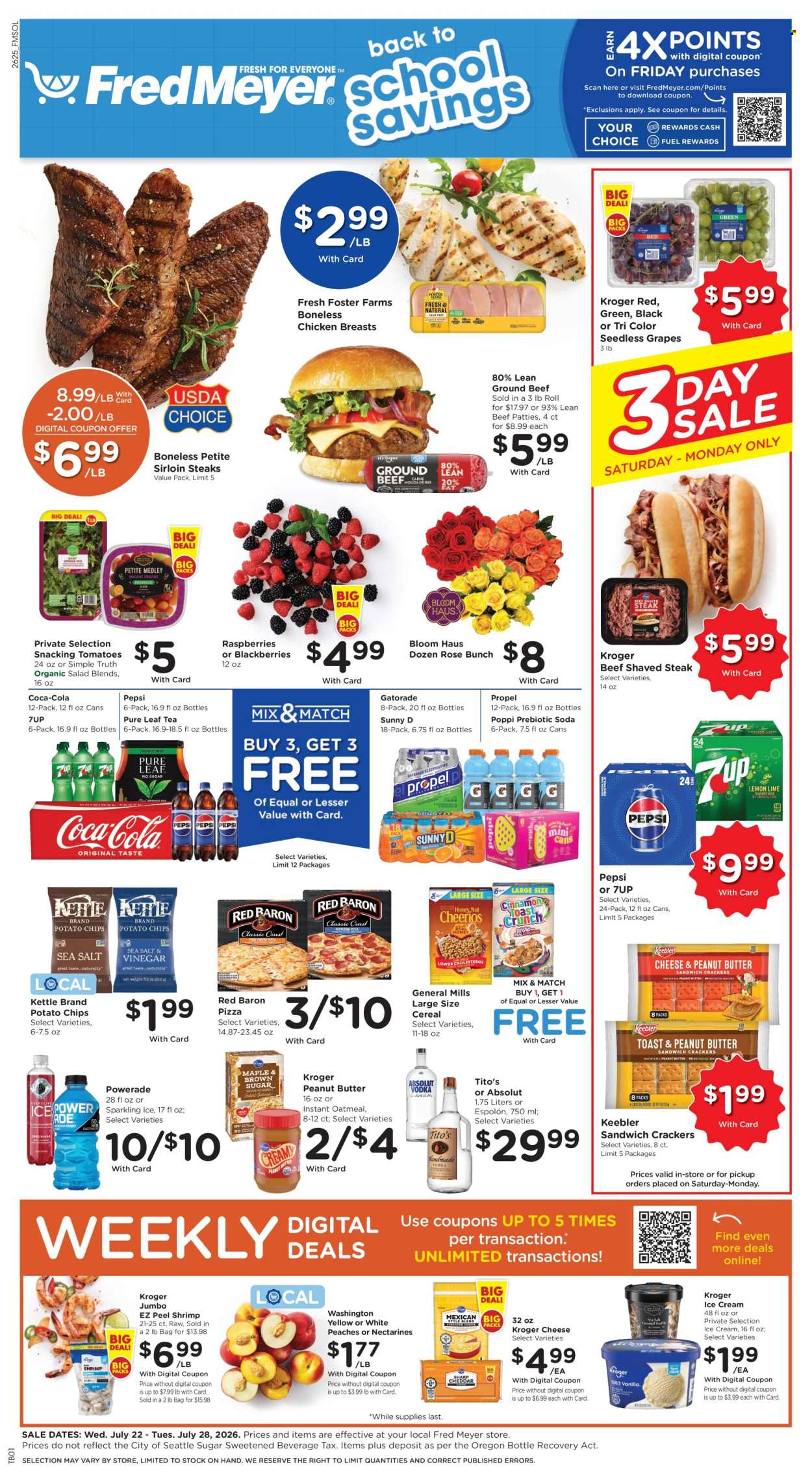 Fred Meyer ad  - 07.22.2026 - 07.28.2026. Page 1