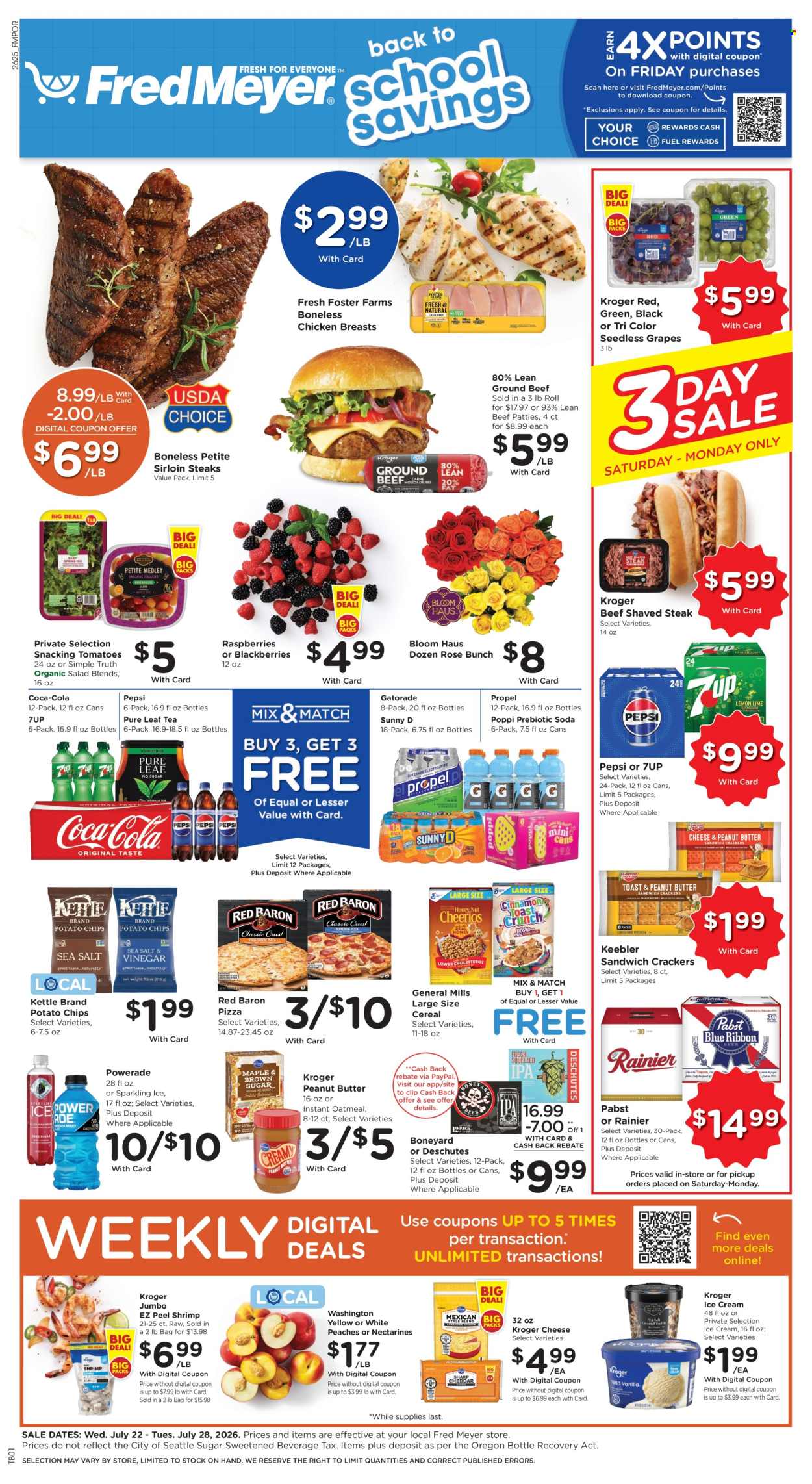 Fred Meyer ad  - 07.22.2026 - 07.28.2026. Page 1