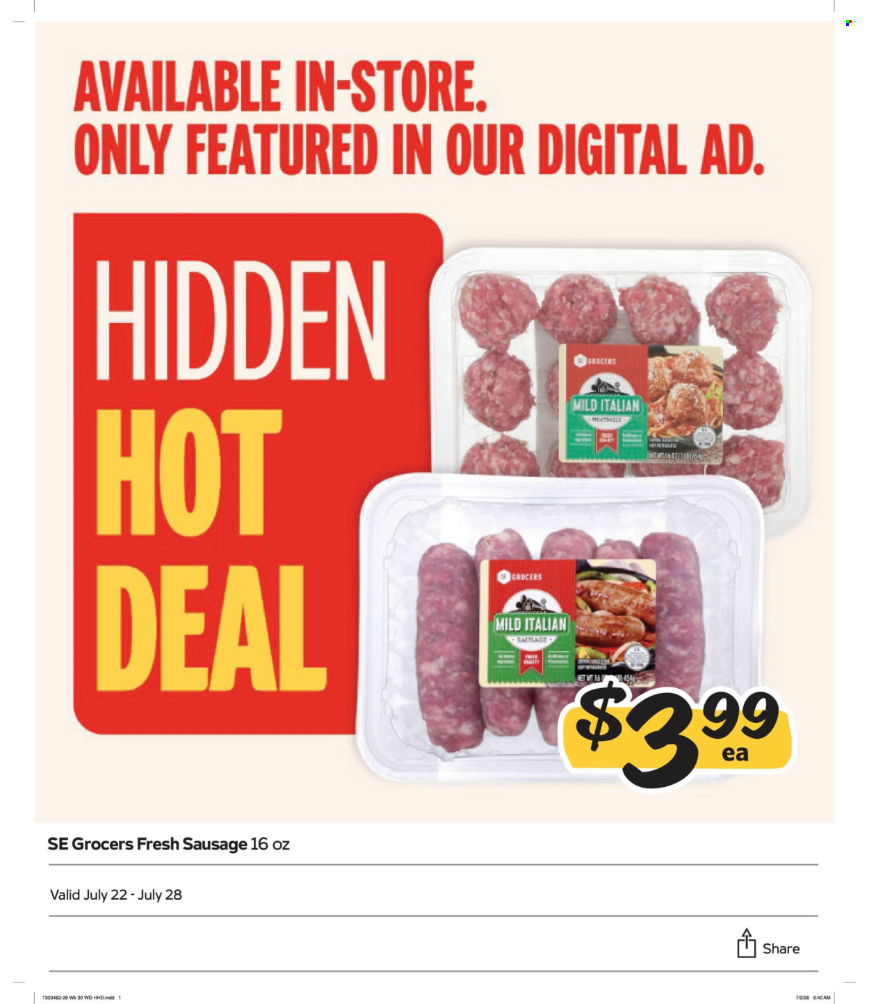 Winn Dixie ad  - 07.22.2026 - 07.28.2026. Page 13