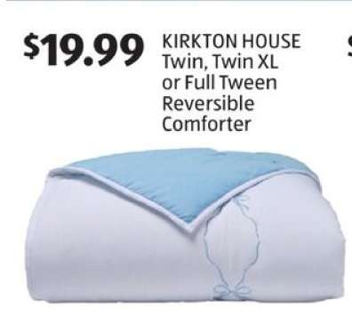 KIRKTON HOUSE Twin, Twin XL or Full Tween Reversible Comforter