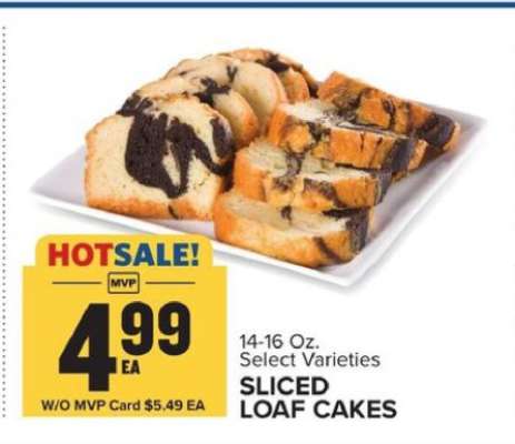 Sliced Loaf Cakes