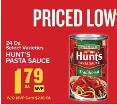 Hunt's Pasta Sauce