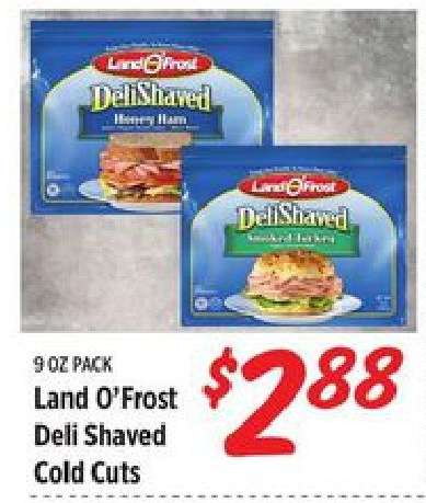Land O'Frost Deli Shaved Cold Cuts