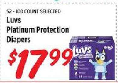 Luvs Platinum Protection Diapers