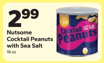 Nutsome Cocktail Peanuts with Sea Salt