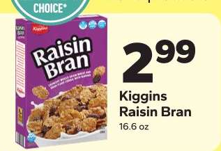 Kiggins Raisin Bran