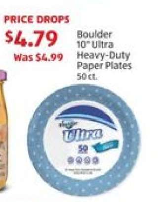 Boulder 10" Ultra Heavy-Duty Paper Plates