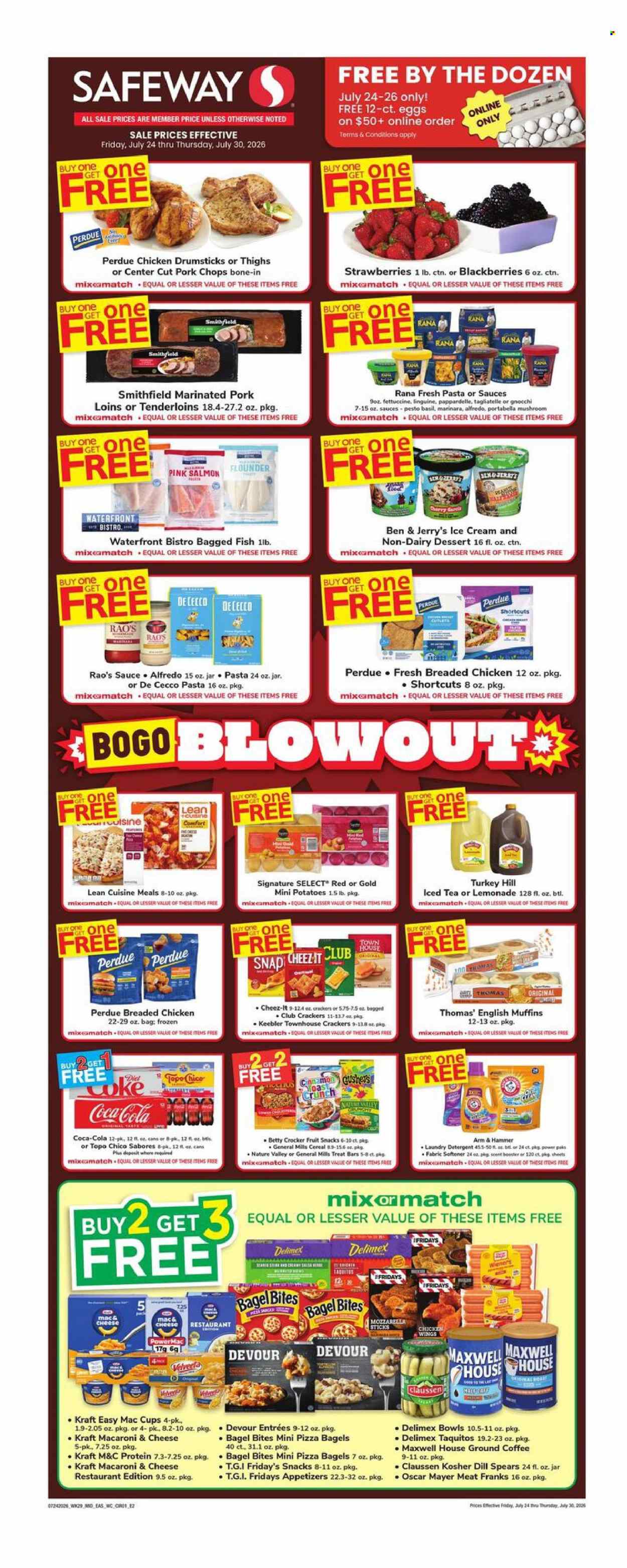Safeway ad  - 07.24.2026 - 07.30.2026. Page 1