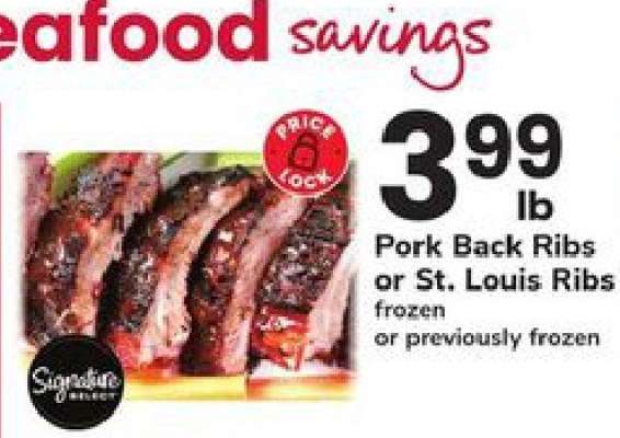 Pork Back Ribs or St Louis Ribs