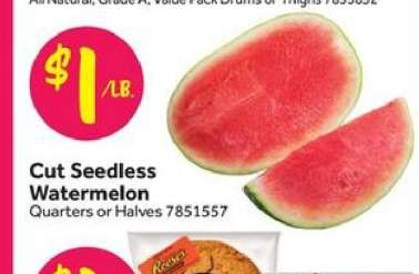 Cut Seedless Watermelon