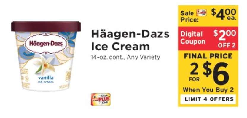 Häagen Dazs Ice Cream