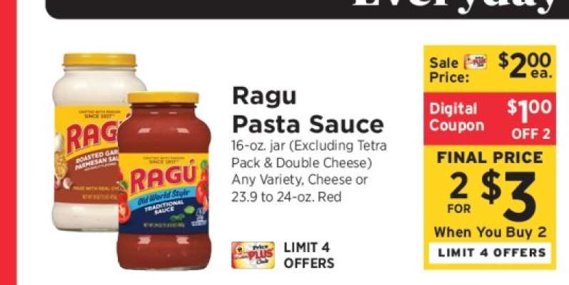 Ragú Pasta Sauce
