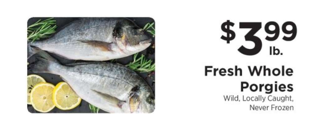 Fresh Whole Porgies