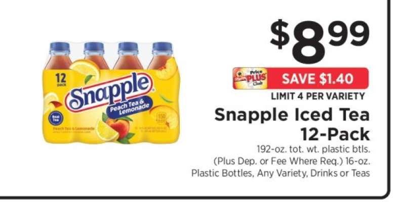 Snapple Iced Tea 12-Pack