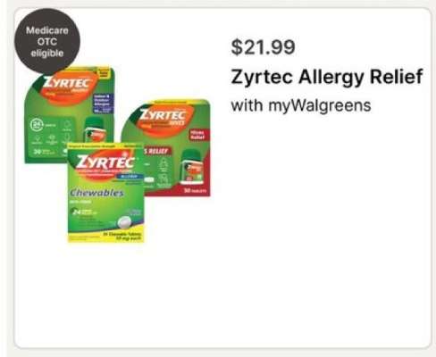 Zyrtec Allergy Relief